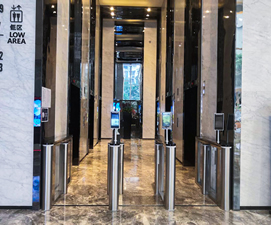 辦公大廈速通門(mén)案例效果圖